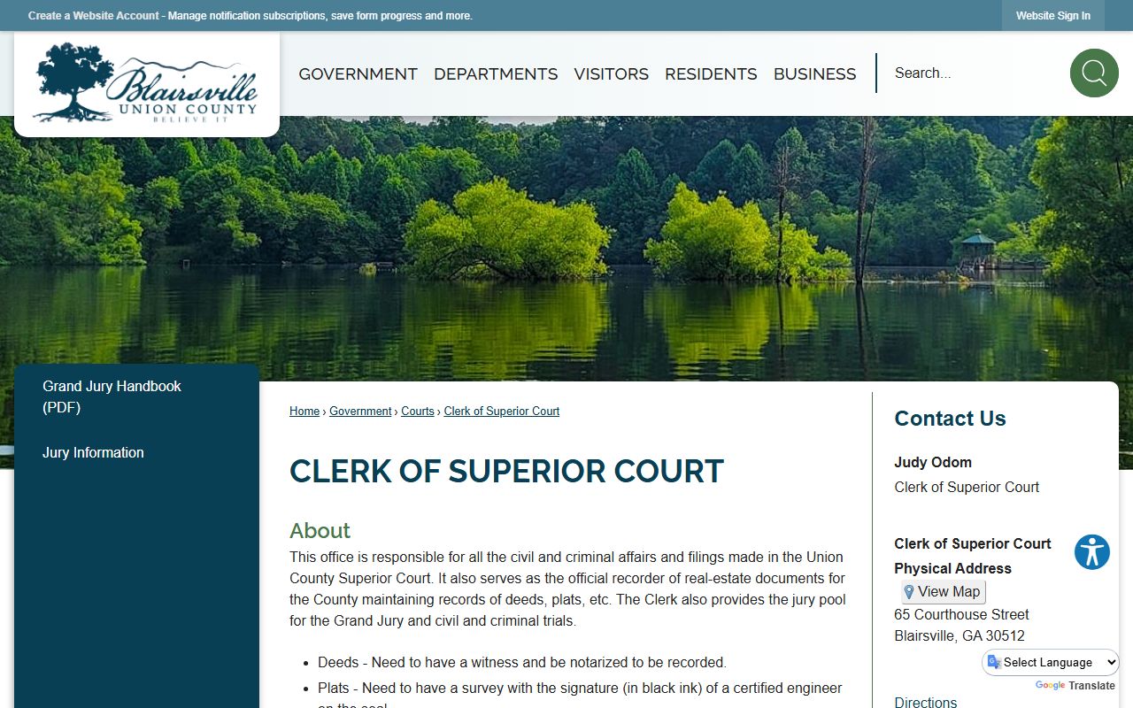 Union County court records after jail arrest clerk page